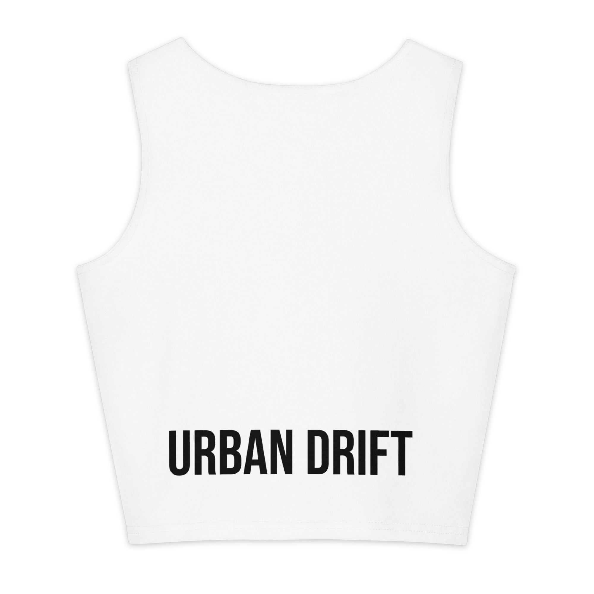Urban drift women white cotton crop top