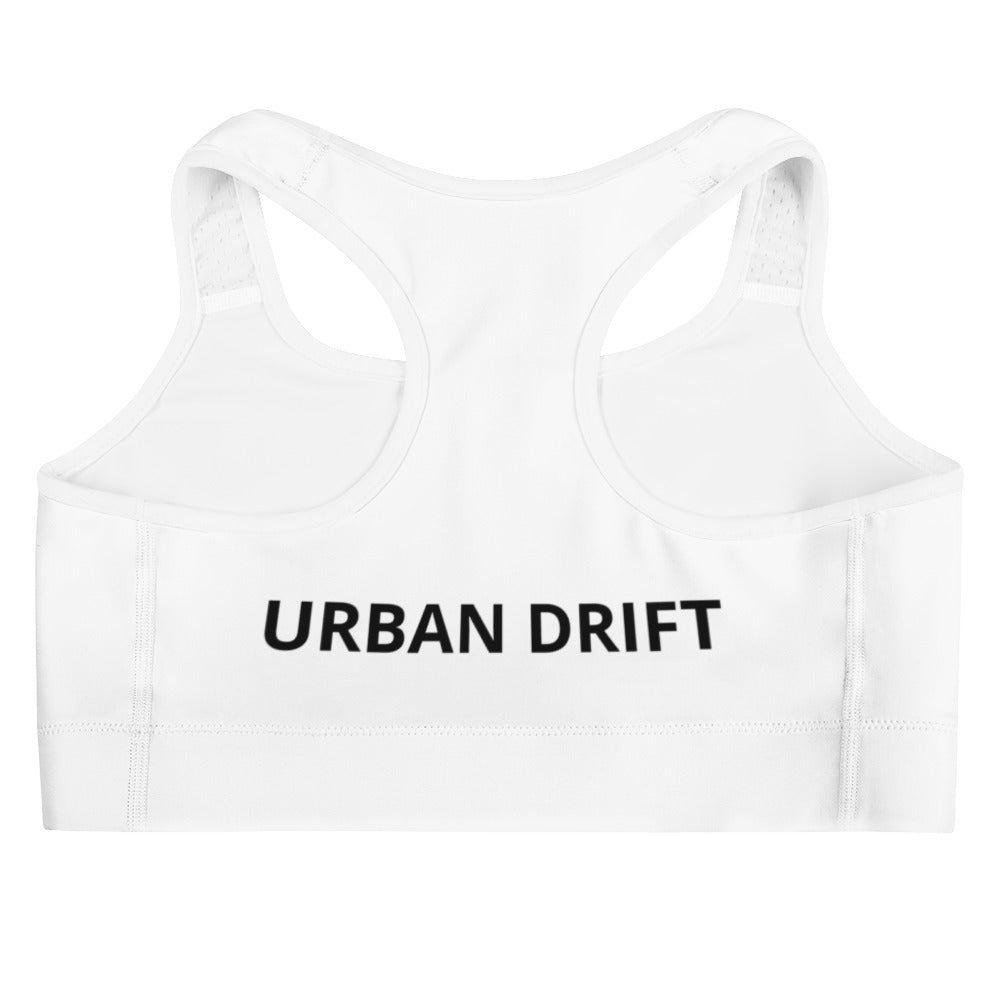 Urban drift women white with print sports bra