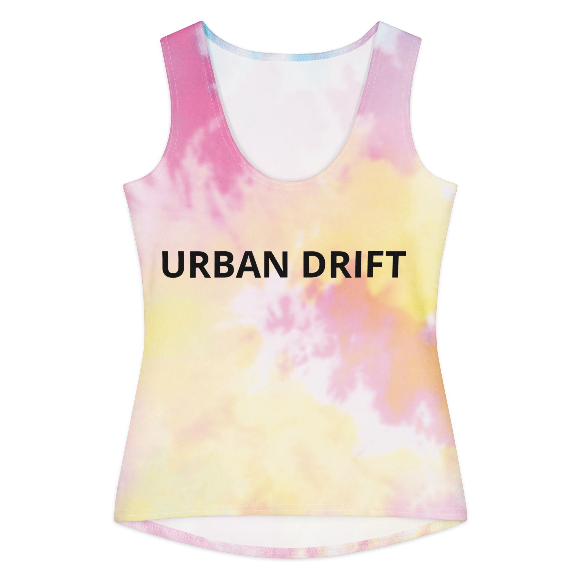 Urban drift Women's tie dye workout tank top-seamless gym training top