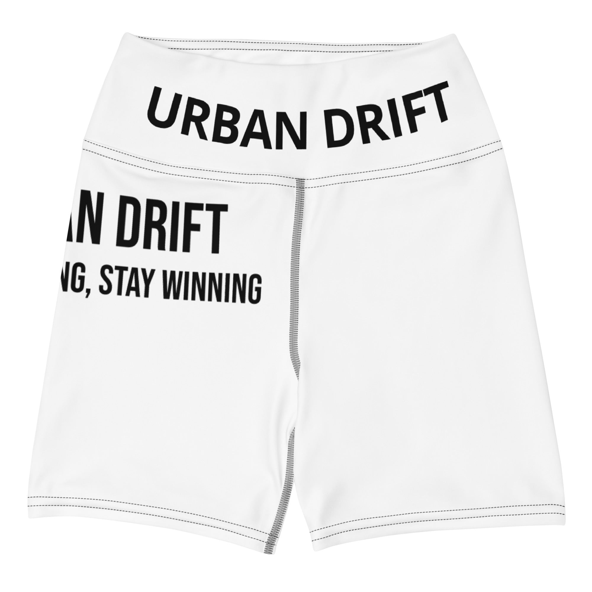 Urban drift women white with print yoga shorts