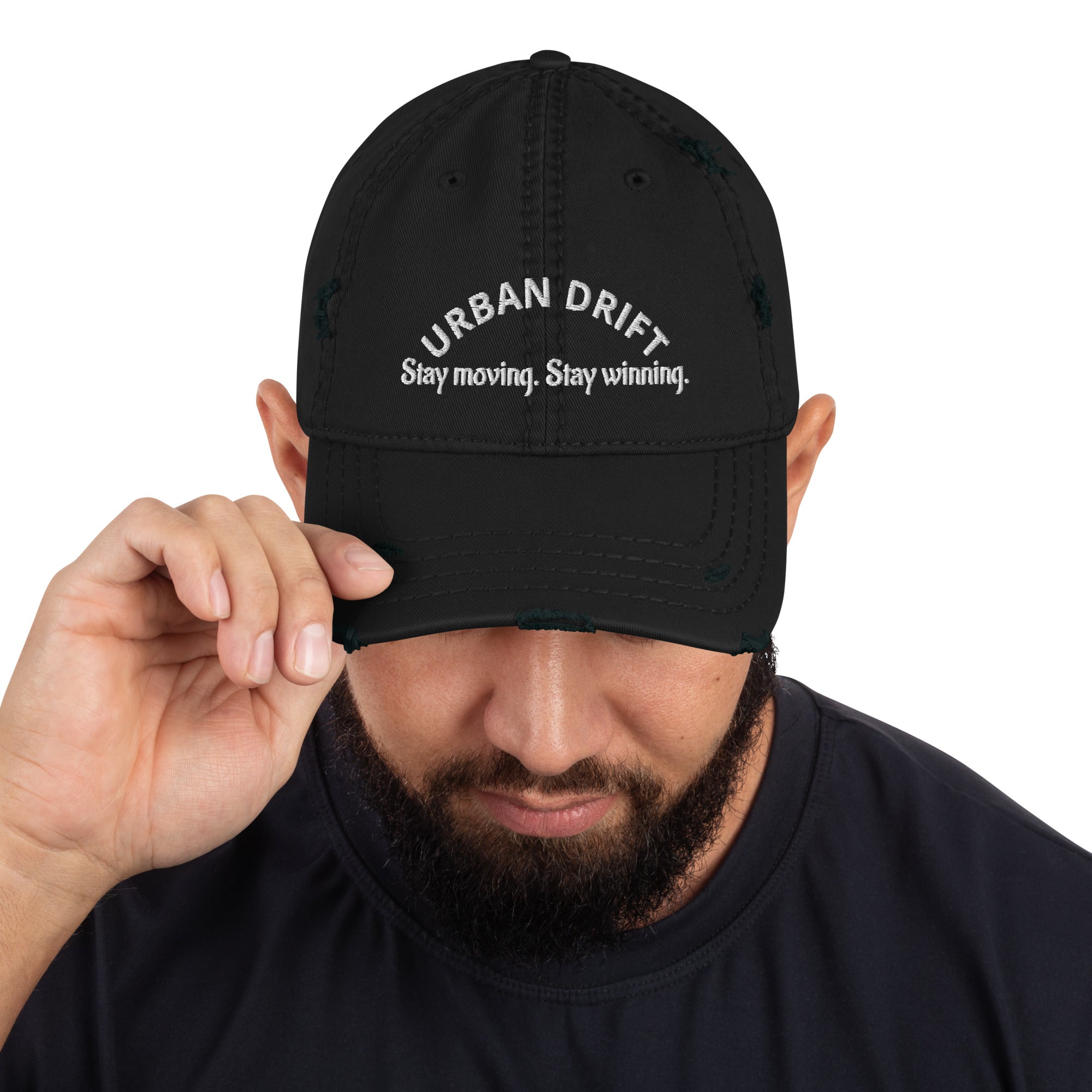 Urban drift black men's hat/cap