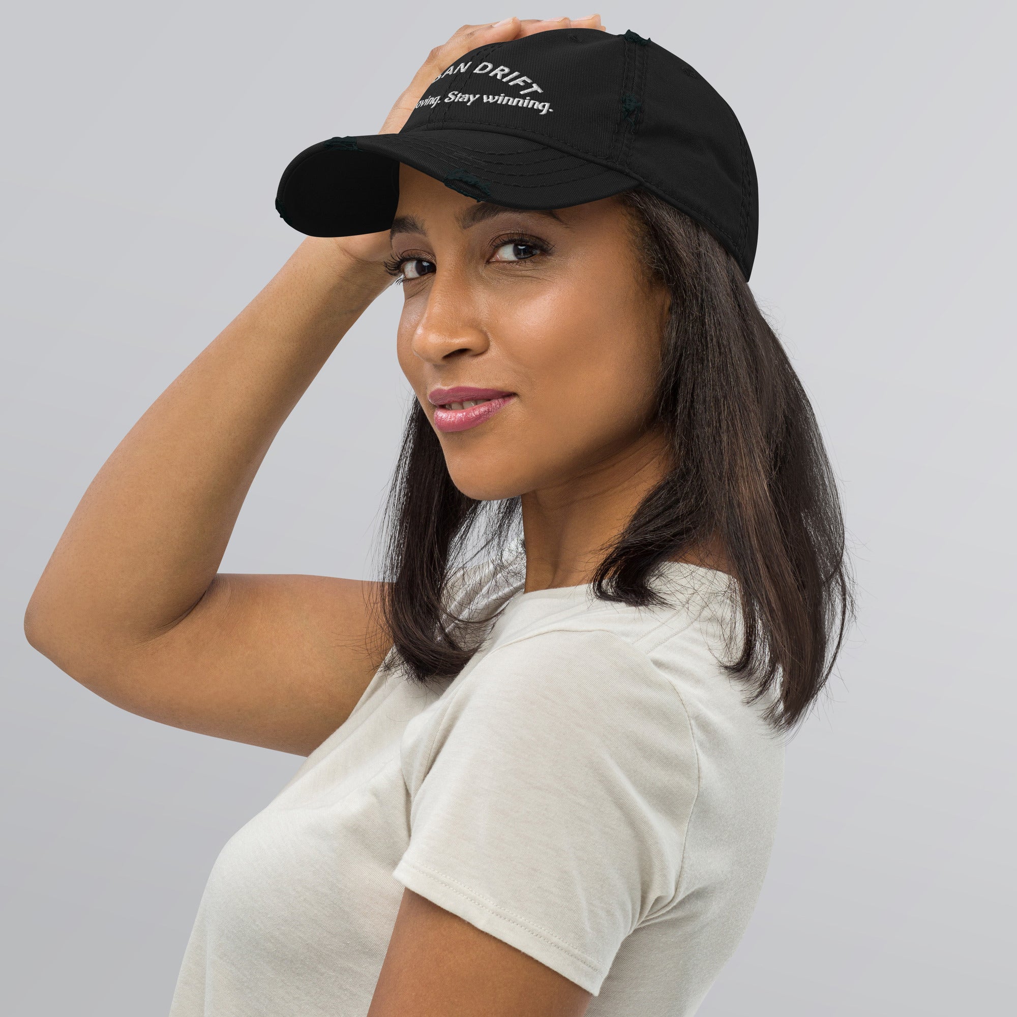 Urban drift black men's hat/cap