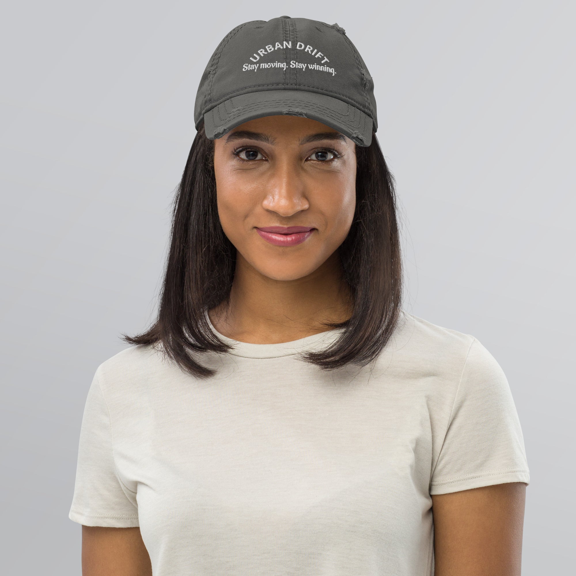 Urban drift charcoal grey men's hat/cap