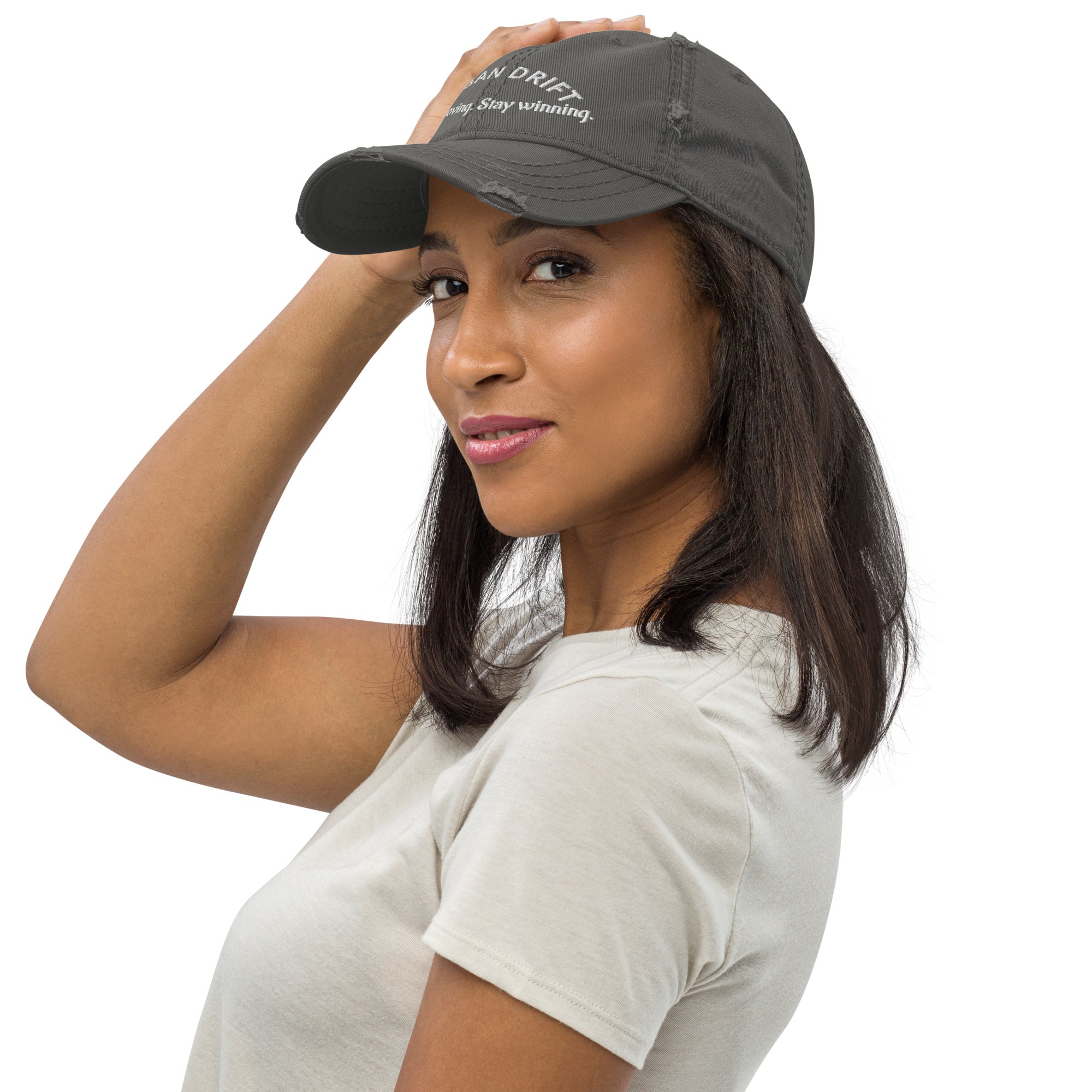 Urban drift charcoal grey men's hat/cap