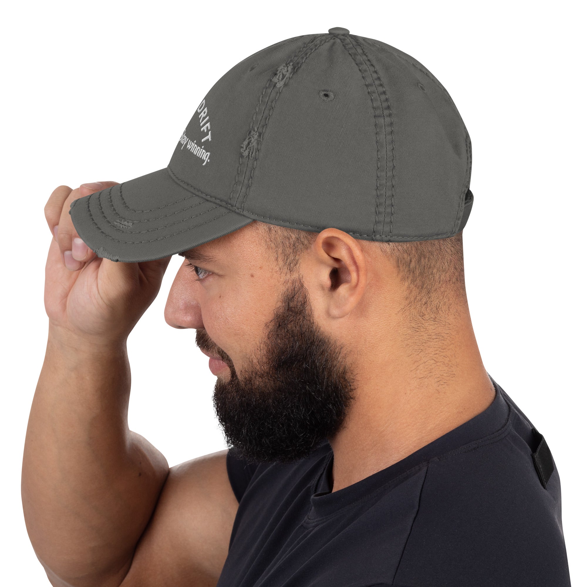 Urban drift charcoal grey men's hat/cap