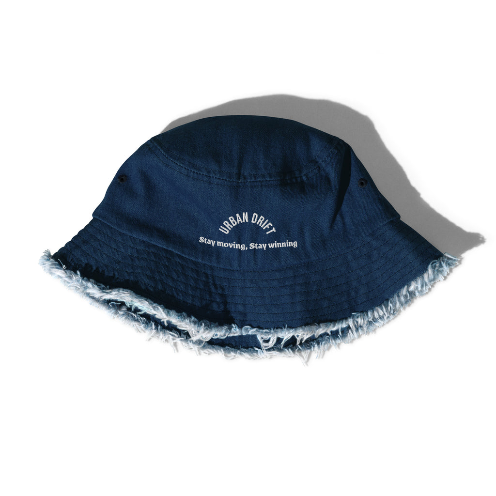 Urban drift dark blue bucket hat