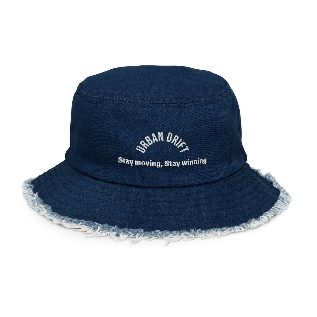 Urban drift dark blue bucket hat
