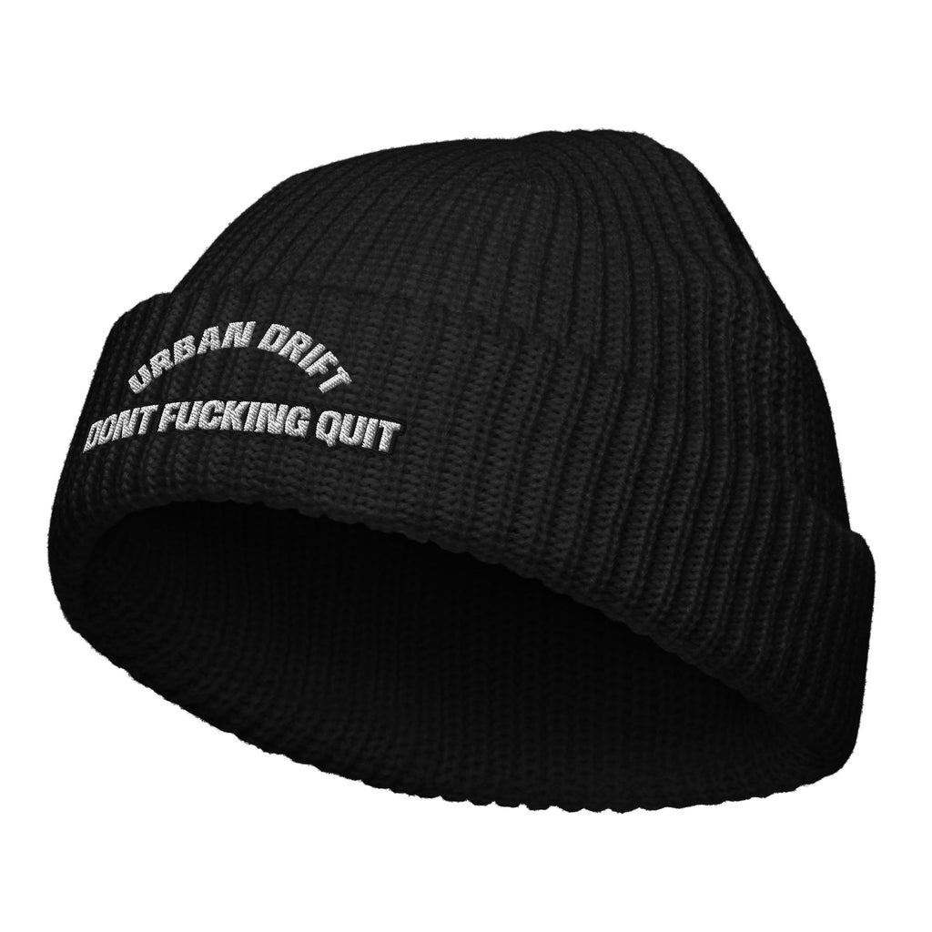 Urban drift men black beanie