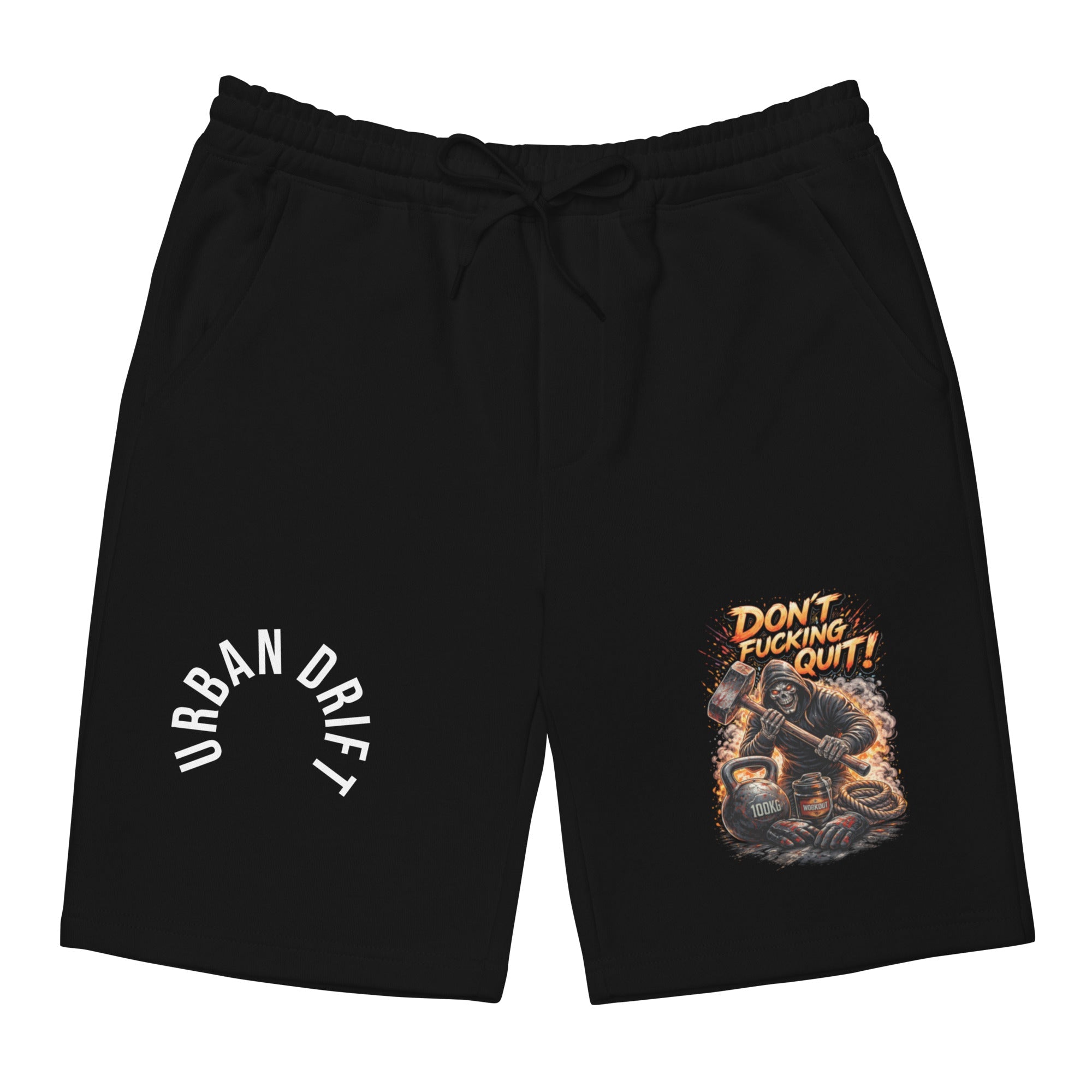 Urban drift men flece white short