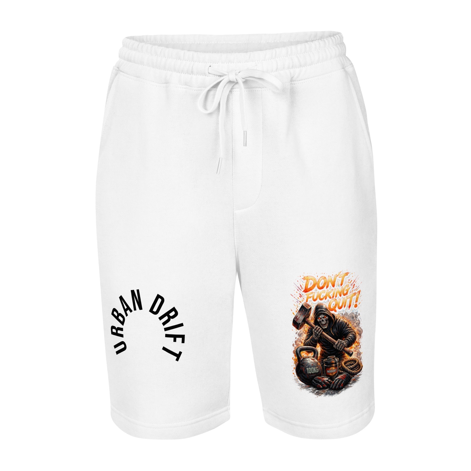 Urban drift men fleece  white short