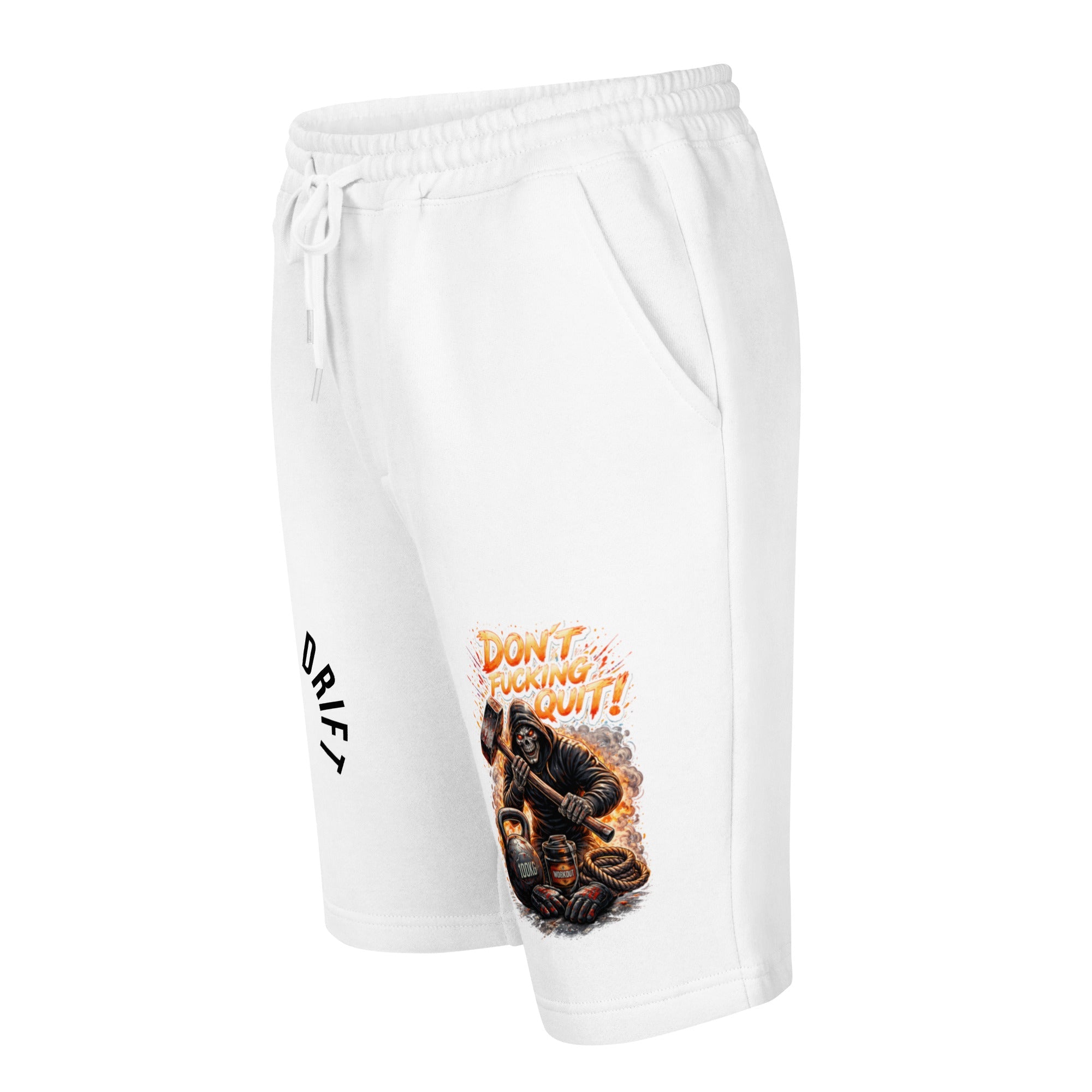 Urban drift men fleece white short