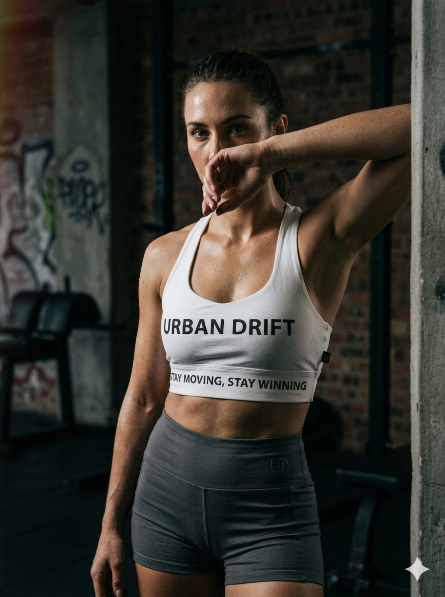 Women Recycled Longline Sports Bra