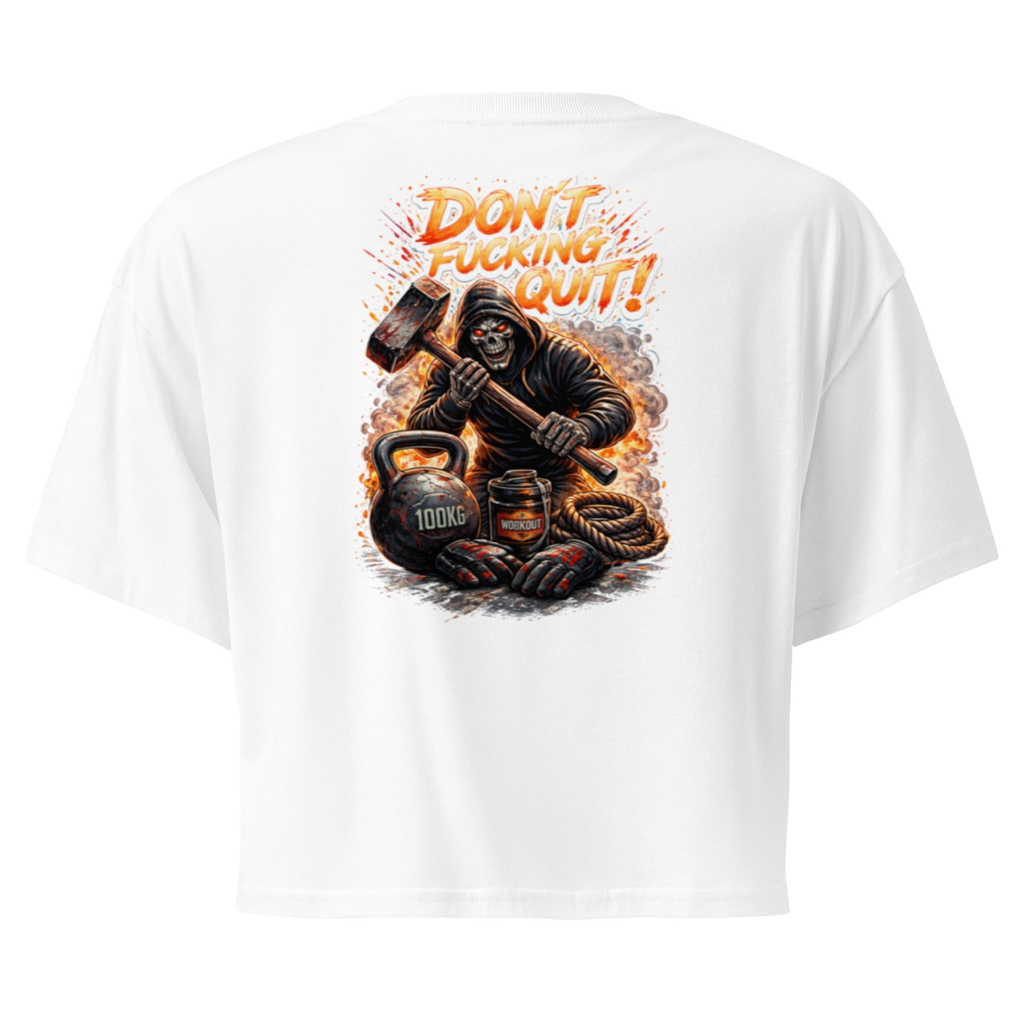 Urban drift women white crop top