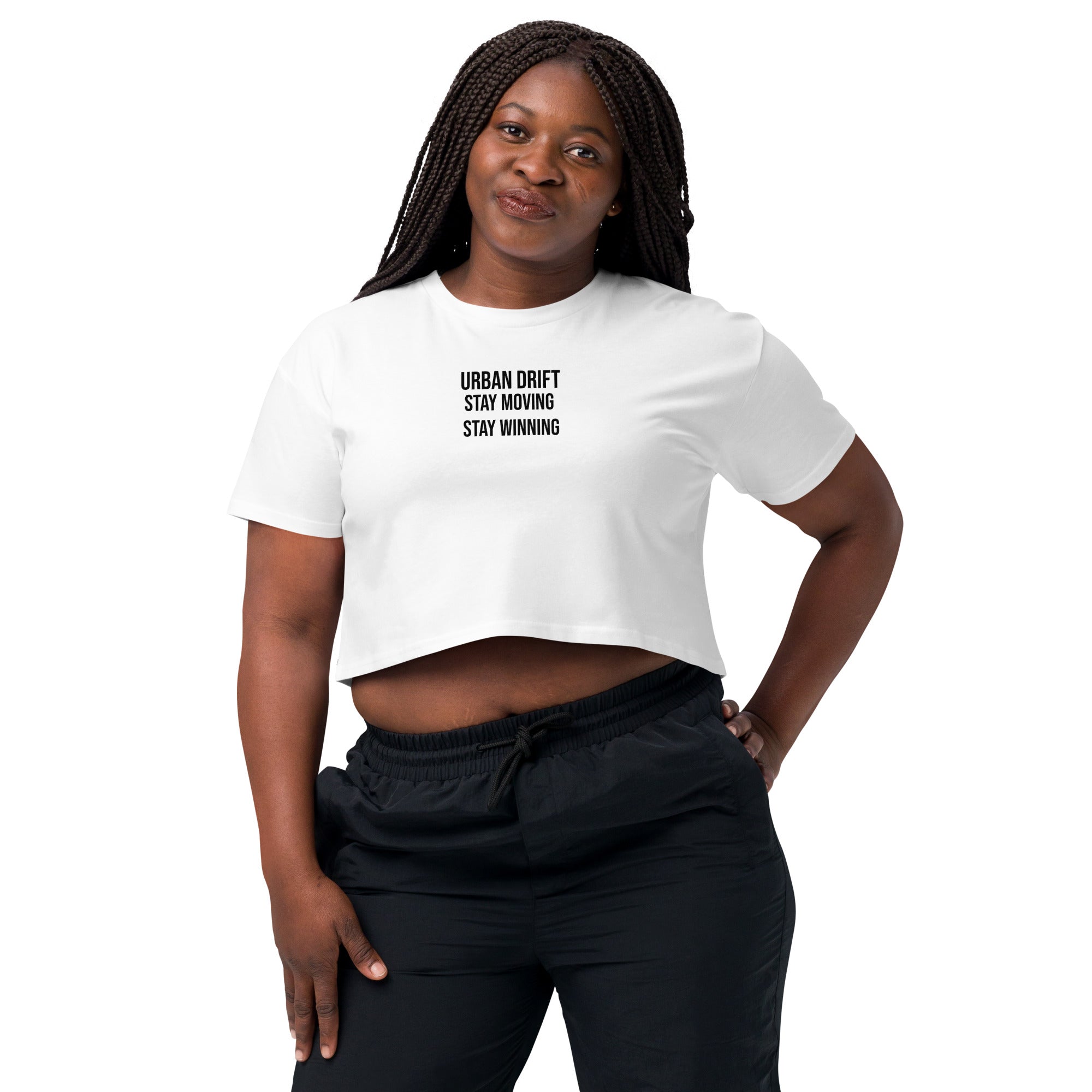 Urban drift women white crop top