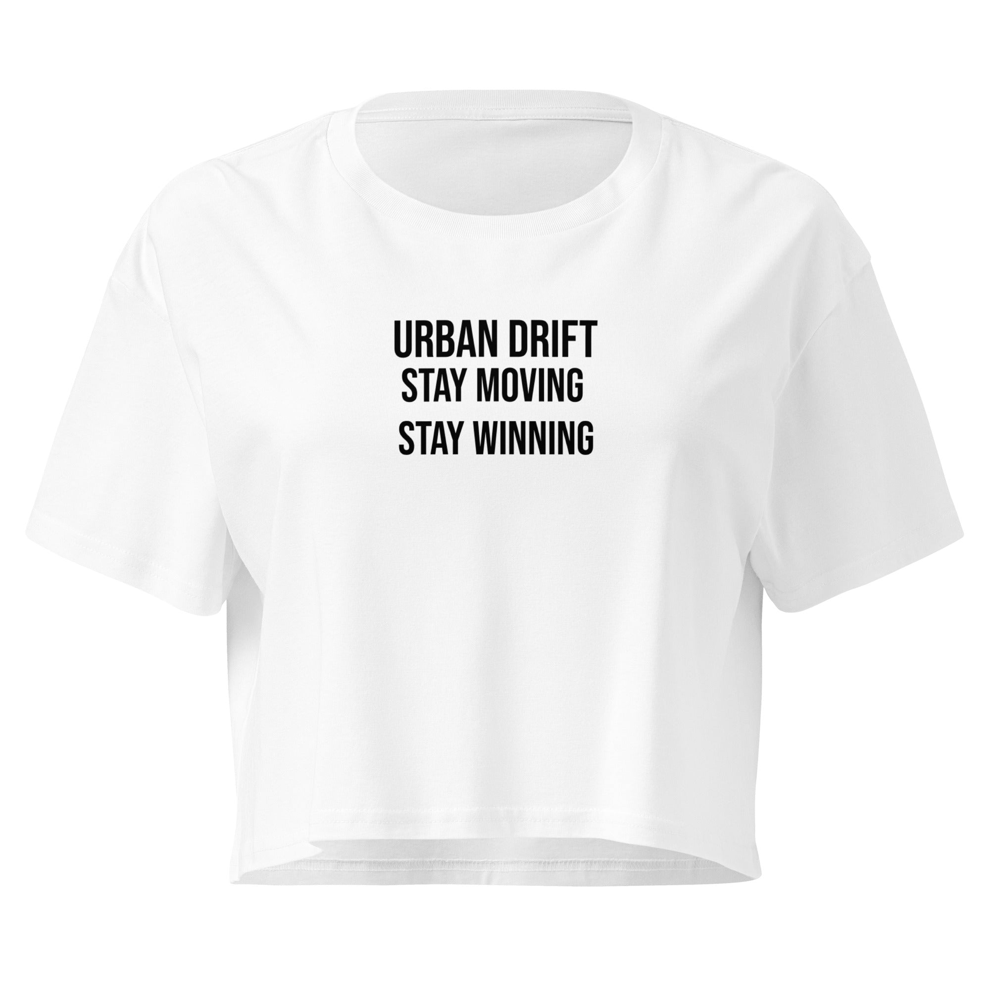 Urban drift  women white crop top