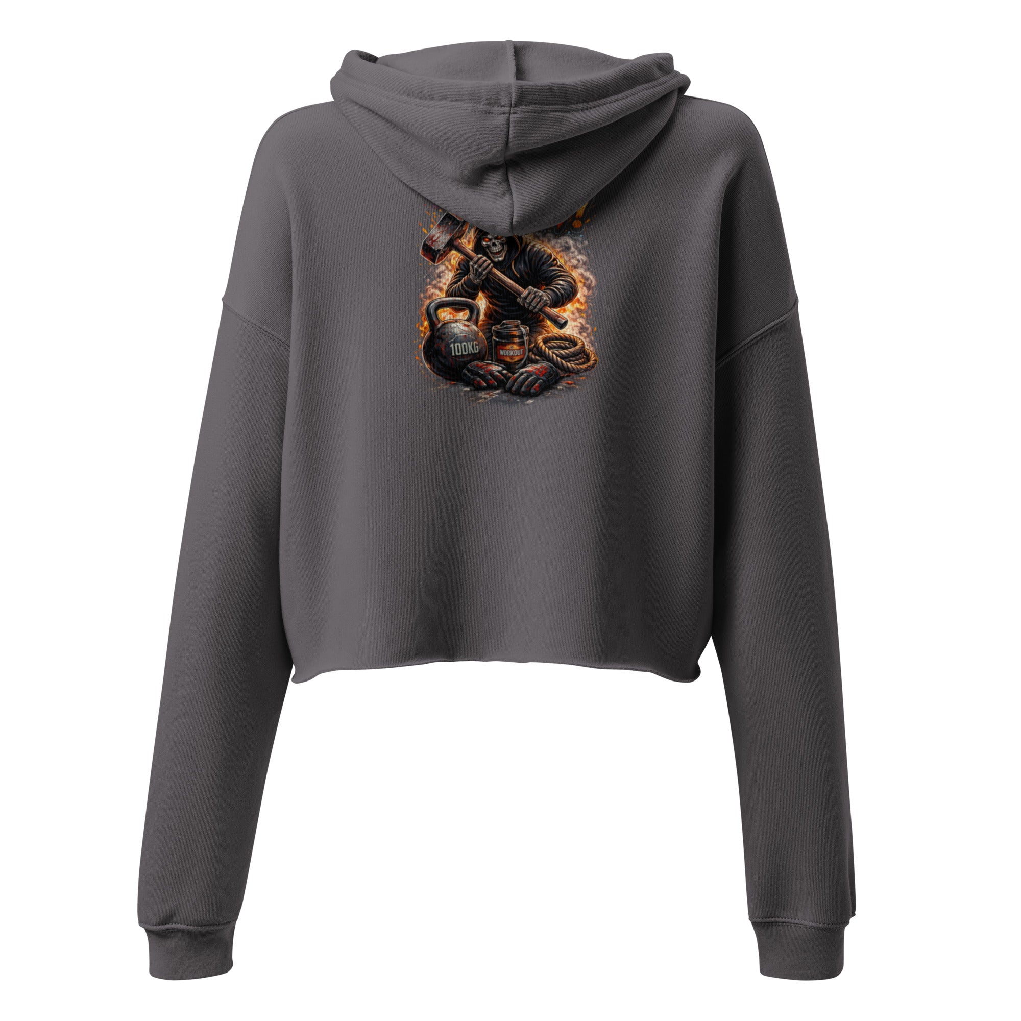 Urban drift women storm crop top hoodie